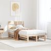 vidaXL Letto senza Materasso 75x190 cm in Legno Massello Pino