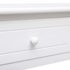 vidaXL Tavolo Consolle Bianco 90x30x77 cm in Legno