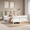 vidaXL Letto Libreria senza Materasso Bianco 140x190 cm Legno di Pino