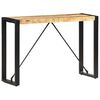 vidaXL Tavolo Consolle 110x35x76 cm in Legno Massello di Mango