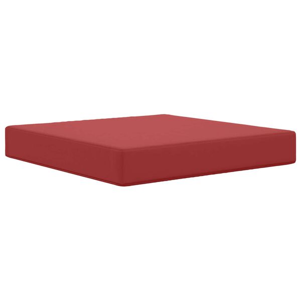 vidaXL Cuscino per divano da esterno 2 pcs Rosso vino Poliestere
