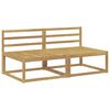 vidaXL Divano centrale per esterno Bianco 158 x 83 x 73 cm