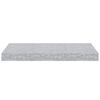 vidaXL Scaffali a Parete 4 pz Grigio Cemento 50x23x3,8 cm in MDF