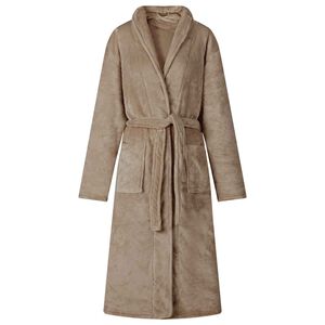 vidaXL Accappatoio senza Cappuccio Cammello s Flanella