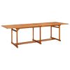 vidaXL Tavolo da Pranzo per Esterni 280x90x75cm Legno Massello Acacia