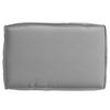 vidaXL Cuscino Grigio 60 x 40 x 8 cm Tessuto Oxford