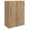 vidaXL Mobiletto a muro Rovere Artigianale 66 x 34,5 x 90 cm