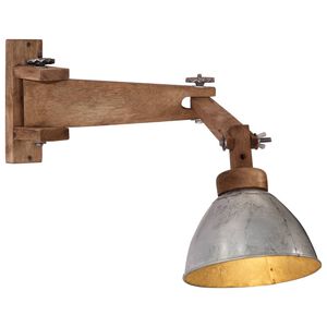 vidaXL Lampada a Parete 25 W Argento Vintage E27