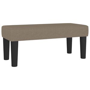 vidaXL Panca Tortora 70x30x30 cm in Tessuto