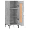 vidaXL Credenza Grigio Cemento 34,5x34x90 cm in Legno Multistrato