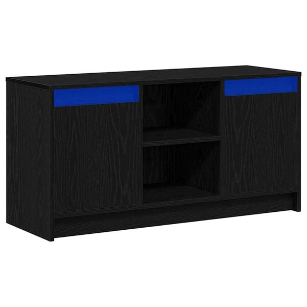 vidaXL Unit&agrave; TV Nero 100 x 34 x 50 cm Legno multistrato