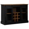 vidaXL Credenza HALDEN 2 Ante Scorrevoli 112x40x80 cm Legno Massello