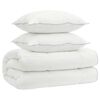 vidaXL Set di piumone e cuscini 3 pz 140x220 cm 4 stagioni 200+300 GSM