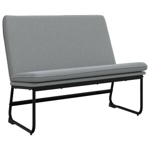 vidaXL Panca Grigio Chiaro 100x75x76 cm in Tessuto