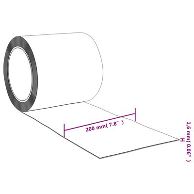vidaXL Tenda per Porte Trasparente 200 mm x 1,6 mm 10 m in PVC