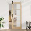 vidaXL Porta scorrevole ORKDAL Naturale 83 x 232 cm