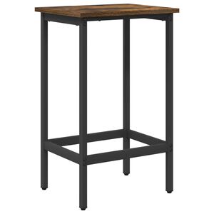 vidaXL Sgabello da bar Rovere Fumo 40 x 32 x 64 cm
