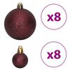 vidaXL Palline di Natale 100 pz Champagne e Marrone 3 / 4 / 6 cm