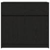 vidaXL Credenza con Cassetto Rovere Nero 80x34x76 cm Legno Multistrato