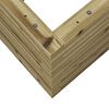 vidaXL Fioriera da Giardino 50x50x46 cm in Legno di Pino Impregnato