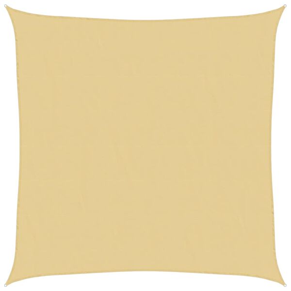vidaXL Vela Parasole Sabbia 3x3 m 100% Poliestere Oxford