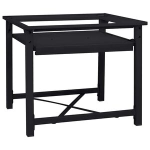 vidaXL Pedestallo per Lavatrice Nero 60 x 56 x 52 cm Acciaio