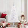vidaXL Albero di Natale artificiale Bianco 150 cm PVC e Acciaio