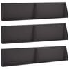 vidaXL Muro di contenimento 6 pz 100 x 12 x 50 cm Acciaio Nero