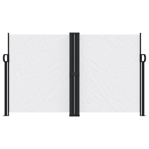 vidaXL Tenda Laterale Retrattile Bianca 140x1200 cm