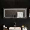 vidaXL Specchio da Bagno con Luci LED 90x40 cm