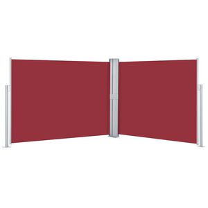 vidaXL Tenda Laterale Retrattile Rossa 140x1000 cm