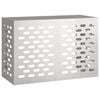 vidaXL Copertura per condizionatore d'aria Argento 90 x 40 x 60 cm