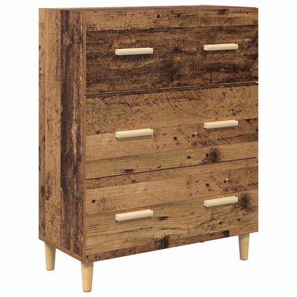 vidaXL Credenza Legno vecchio 69,5 x 34 x 90 cm Legno multistrato