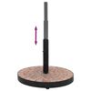vidaXL Base per Ombrellone Terracotta Rotonda 12 kg