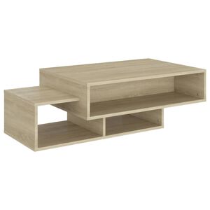 vidaXL Tavolino da Salotto Rovere Sonoma 105x55x32cm Legno Multistrato