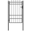 vidaXL Cancello per recinzione HORST 100 x 150 cm Metallo Nero