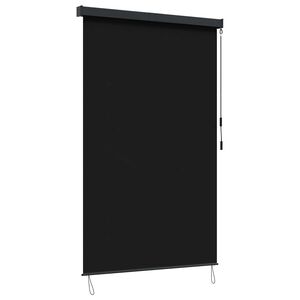 vidaXL Tenda a rullo Nero 140 x 250 cm Tessuto e Alluminio