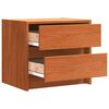 vidaXL Comodini 2 pcs Marrone cerato 40 x 30.5 x 35.5 cm Legno di pino