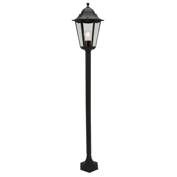 Smartwares Lampione da Giardino 60 W Nero 125 cm CLAS5000.037