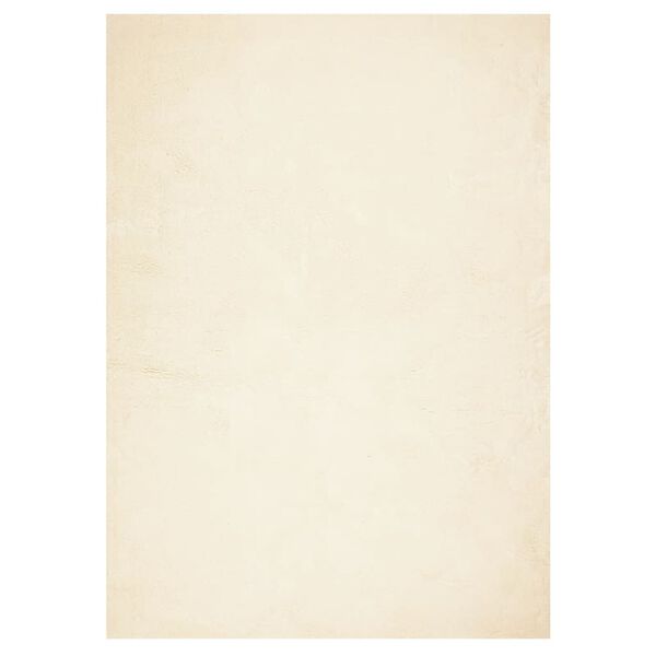 vidaXL Tappeto a Pelo Corto HUARTE Morbido e Lavabile Crema 240x340 cm