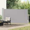 vidaXL Tenda Laterale Retrattile per Patio 170x300 cm Grigio