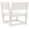 vidaXL Set Salotto da Giardino 5 pz Bianco in Legno Massello di Pino