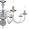 vidaXL Lampadario Argento con 8 Lampadine E14