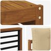 vidaXL Set di divani da esterno con cuscino 8 pcs Naturale e Beige