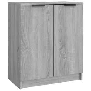vidaXL Scarpiera Grigio Sonoma 59x35x70 cm in Legno Multistrato