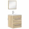 vidaXL Set di mobili per il bagno Marrone 41 x 38,5 x 48 cm
