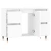 vidaXL Mobile da Bagno Bianco 80x33x60 cm in Legno Multistrato