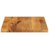 vidaXL Piano per Tavolo 60x50x2,5 cm Rettangolare Legno Massello Mango