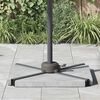 vidaXL Base per ombrellone Argento 23 x 14 x 6 cm