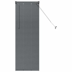 vidaXL Tendaggi a veneziana Grigio scuro 130 x 40 cm Alluminio